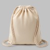 Рюкзак со шнурком Tenes из хлопка плотностью 140 г/м2, natural