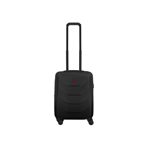 Чемодан WENGER Prymo, чёрный, малый, 40х55х20 см, 36 л, ABS+PC