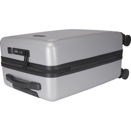 Rover Pro 20-дюймовый чемодан на колесах из материалов, переработанных согласно стандарту GRS, объемом 40 л - Серебряный