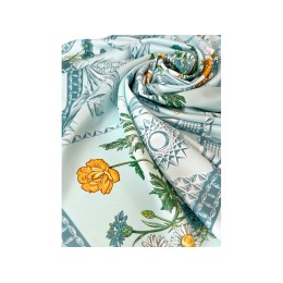 Платок «Мелодия хрусталя», голубой