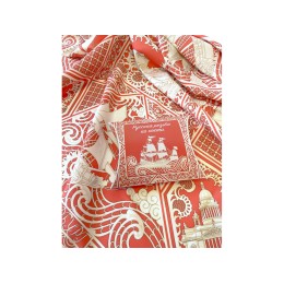 Платок "Русская резьба по кости"