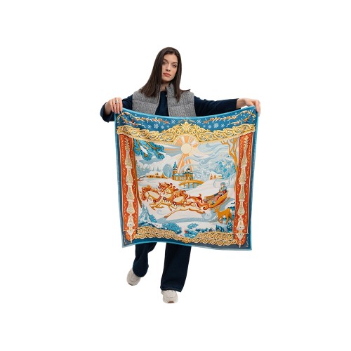 Платок «Русская зима»