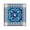 Платок "Птица дивная", синий