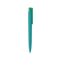 Шариковая ручка "RECYCLED PET PEN PRO K transparent GUM" soft-touch, бирюзовый