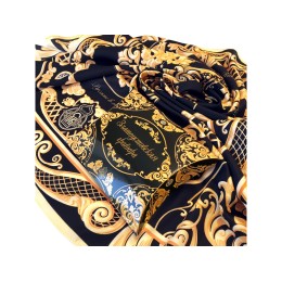 Платок "Златоустовская гравюра"