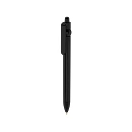 Fidget шариковая ручка из переработанной пластмассы - сплошной черный