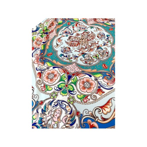 Платок «Шедевры русских эмальеров»