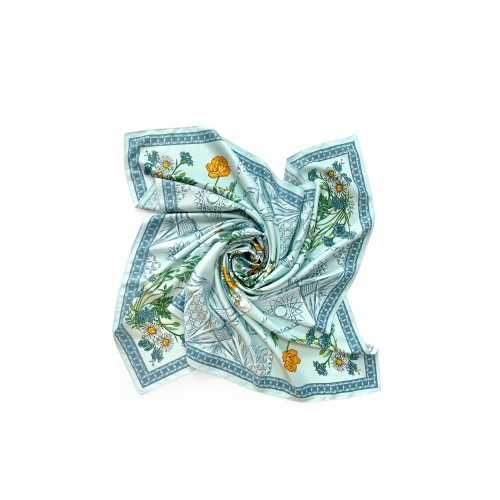 Платок «Мелодия хрусталя», голубой