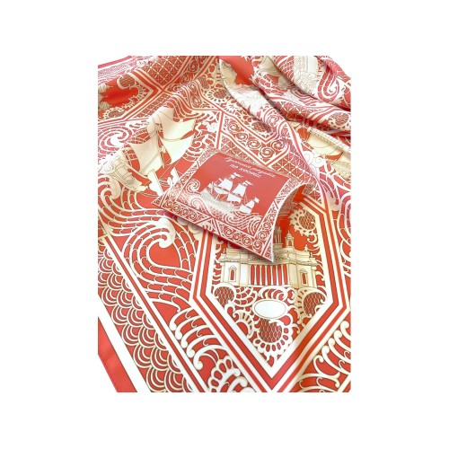 Платок "Русская резьба по кости"