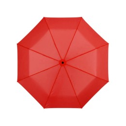Зонт Ида трехсекционный 21,5", красный