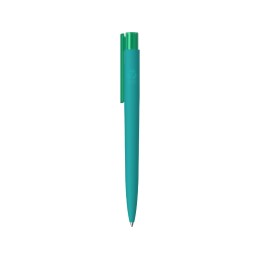 Шариковая ручка "RECYCLED PET PEN PRO K transparent GUM" soft-touch, бирюзовый