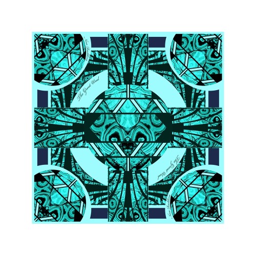 Платок «Малахитовая шкатулка»