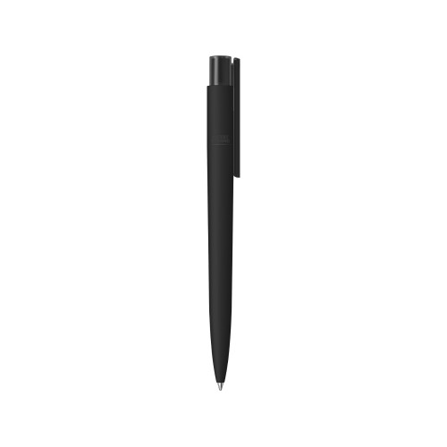 Шариковая ручка "RECYCLED PET PEN PRO K transparent GUM" soft-touch, черный