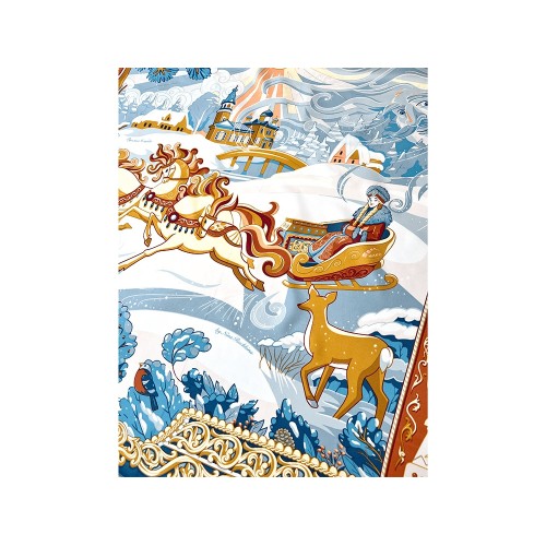 Платок «Русская зима»