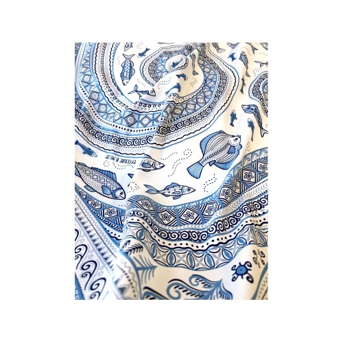 Платок "Белое море. Мезень"