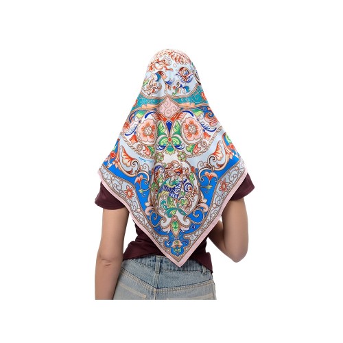 Платок «Шедевры русских эмальеров»