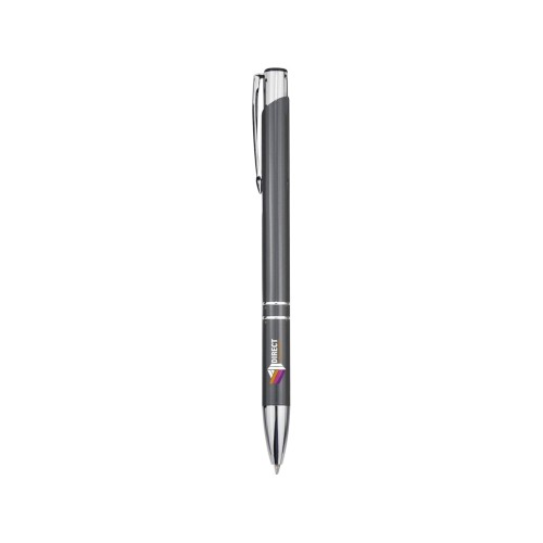 Шариковая ручка Moneta из переработанного алюминия - Серый