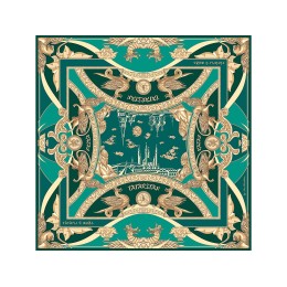 Платок «Казань Драгоценная» изумрудный