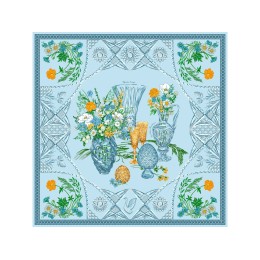 Платок «Мелодия хрусталя», голубой