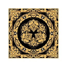 Платок "Златоустовская гравюра"