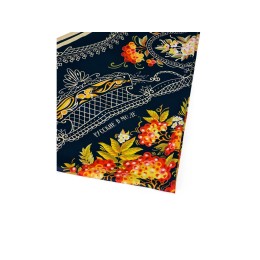 Платок «Тагильский поднос», черный