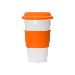 Фарфоровая кружка с двойными стенками "Toronto", 300мл, оранжевый