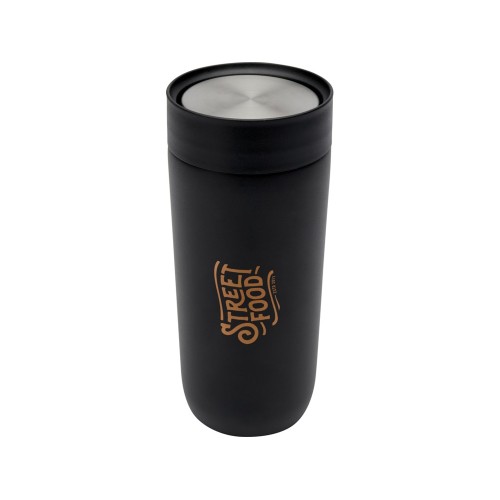 Camden кружка из нержавеющей стали, сертифицированный RCS, 350 м, сплошной черный