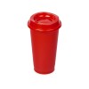 Стакан-тамблер SipGo, 400мл, красный 185С