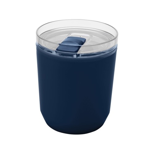 Hudson кружка из переработанного пластика с двойными стенками объемом 180 мл, темно-синий