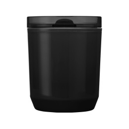 Hudson кружка из переработанного пластика с двойными стенками объемом 180 мл, сплошной черный