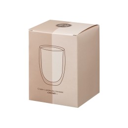 Стакан с двойными стенками, белый внутри