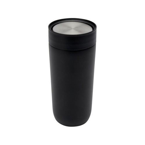 Camden кружка из нержавеющей стали, сертифицированный RCS, 350 м, сплошной черный