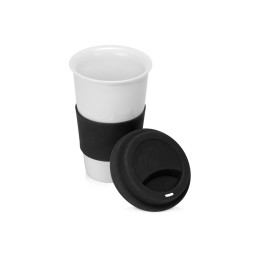 Фарфоровая кружка с двойными стенками "Toronto", 300 мл, черный