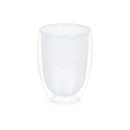 Стакан с двойными стенками, белый внутри