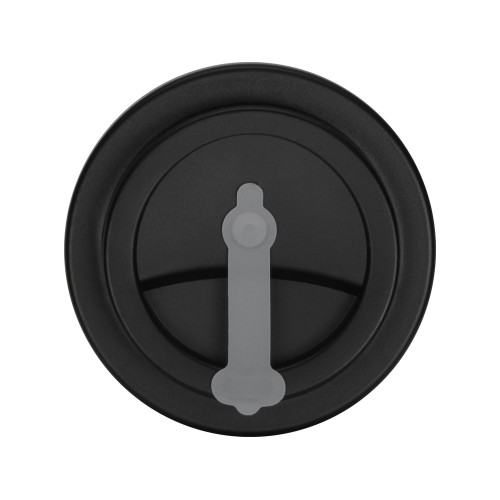 Пластиковый стакан Take away с двойными стенками и крышкой с силиконовым клапаном, 350 мл, белый/черный