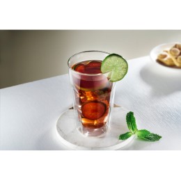 Стакан граненый с двойными стенками "Silva"