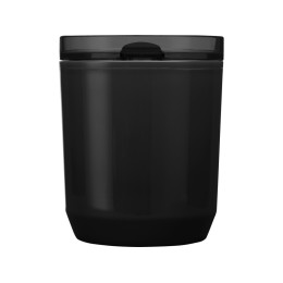 Hudson кружка из переработанного пластика с двойными стенками объемом 180 мл, сплошной черный