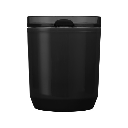 Hudson кружка из переработанного пластика с двойными стенками объемом 180 мл, сплошной черный