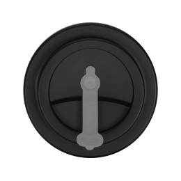 Пластиковый стакан Take away с двойными стенками и крышкой с силиконовым клапаном, 350 мл, белый/черный