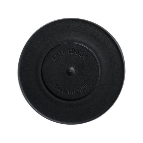 Термостакан Elwood из переработанной нержавеющей стали, 410 мл - Серебристый/Черный