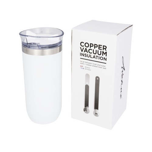 Вакуумная герметичная термокружка «Twist», белый