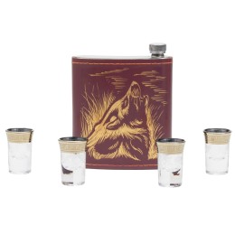 Набор «Подарочный», бордовый/золотистый