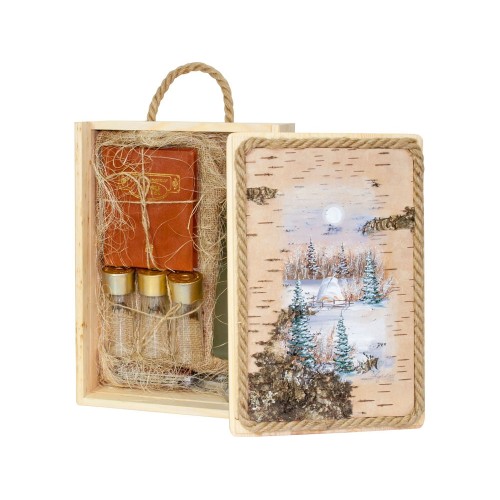 Подарочный набор "Лесная заимка", бежевый