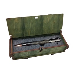 Ручка шариковая Кап клена, зеленый