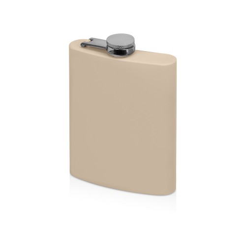 Фляжка 240 мл Remarque soft touch, 304 сталь, бежевый