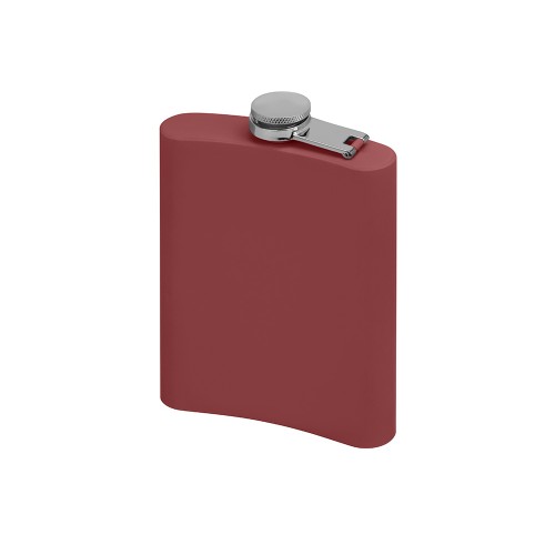 Фляжка 240 мл Remarque soft touch, 304 сталь, бургунди