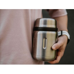 Термос для еды, вакуумный, бытовой, тм "bobber". Объем 0.7 литра. Артикул Jerrycan-700 Matte