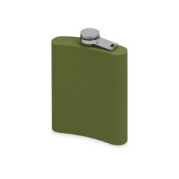 Фляжка 240 мл Remarque soft touch, 201 сталь, зеленый милитари