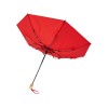 Автоматический складной зонт Bo из переработанного ПЭТ-пластика, красный