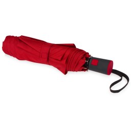 Зонт складной "Irvine", полуавтоматический, 3 сложения, с чехлом, красный